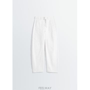 26SS 르메르 트위스트 벨티드 팬츠 PA326LD1070 WH086 MILK