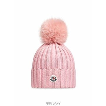 26FW 몽클레어 폼폼 울 비니 L20933B00039M1131 518 PASTEL PINK
