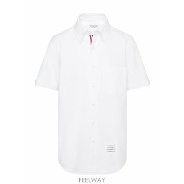 26SS 톰브라운 옥스포드 숏 슬리브 셔츠 MWS239EF0313 100