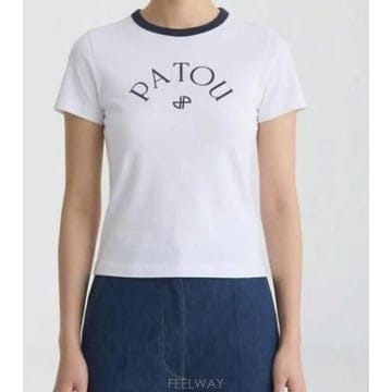26SS 파투 반팔 티셔츠 JE2499994 001W WHITE