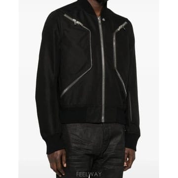 26SS 릭 오웬스 봄버 자켓 RU01F2790CDU 09 BLACK