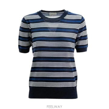 26SS 파로쉬 스웨터 D540779LISTRIPES 812 FANTASIA BLUE
