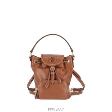 Miu Miu 26SS �̿�̿� ���� �̴� ���� 5BZ045VOOM2CRW F0046 COGNAC26SS �̿�̿� ���� �̴� ���� 5BZ045VOOM2CRW F0046 COGN