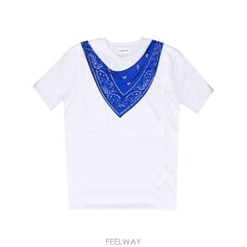 26SS 파로쉬 반팔 티셔츠 D110044COTE 883 FANTASIA BLUETTE