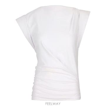 26SS 이자벨마랑 MAISAN 메이산 티셔츠 MAISAN 메이산 티셔츠 TS0207FAA1N41I 20WH