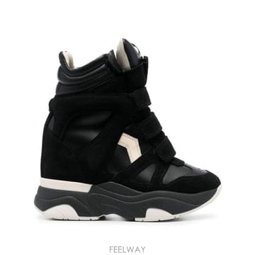 26FW 이자벨마랑 발스키 하이탑 스웨이드 웨지 스니커즈 BK0009FAA1E17S 01BK BLACK