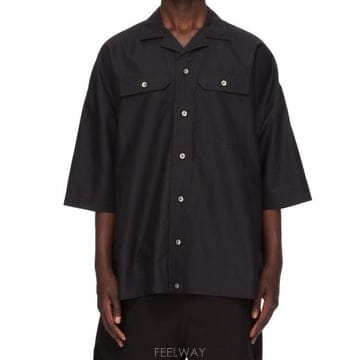 25SS 릭 오웬스 블라우스 DU01E3290CVS 09 BLACK