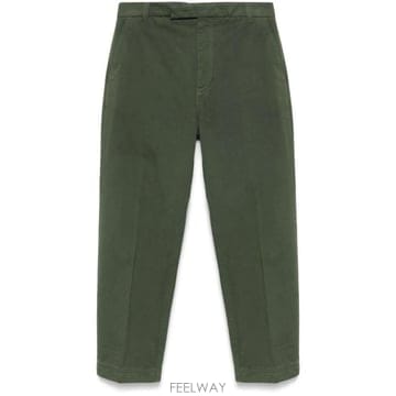 26SS 톰브라운 코튼 트윌 유틸리티 치노 팬츠 MTU335WF0576 350 GREEN