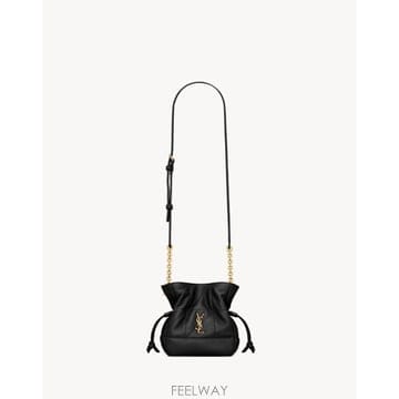 Saint Laurent 26FW ���ζ� ����Ų ���̹� �̴� ��� �Ŀ�ġ 859174AAB32 1000 NOIR26FW ���ζ� ����Ų ���̹� �̴� ��� �Ŀ�ġ 859174AAB32