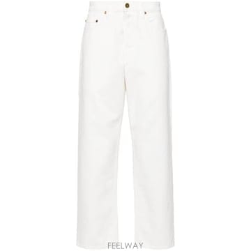 26SS 골든구스 스트레이트 팬츠 GMP01186P000980 10190 OFFWHITE
