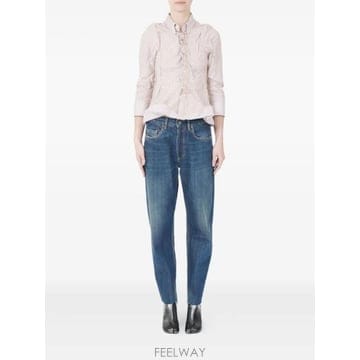 25FW 마르지엘라 데님 팬츠 S29DL0218MTN124 961 RED STRIPE