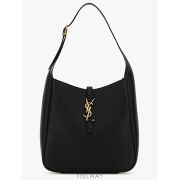 26FW 생로랑 LE 5 A 7 서플 그레인드 레더 스몰백 850533AAAUQ 1000 NOIR