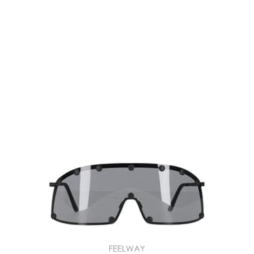26SS 릭 오웬스 선글라스 RG0000001GBLKB 0909 BLK TEMPLE LENS