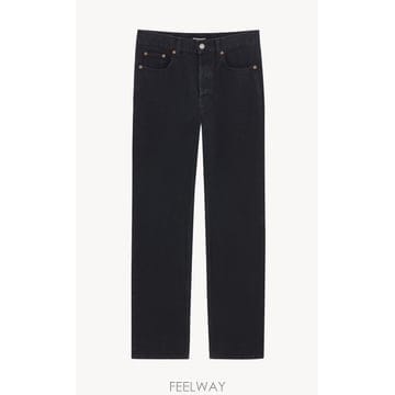 26SS 생로랑 스트레이트 팬츠 795478Y29WB 1228 SUPERGHIB OLD BLACK