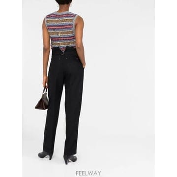 25FW 마르지엘라 스트레이트 팬츠 SI0KA0005S60307 900 BLACK
