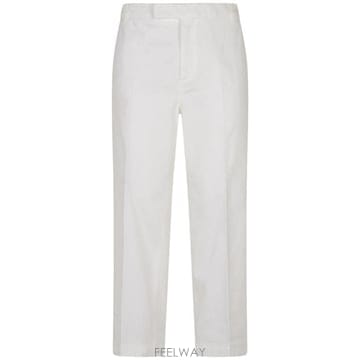 26SS 톰브라운 코튼 트윌 유틸리티 치노 팬츠 MTU335WF0576 100 WHITE
