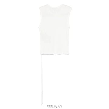 25SS 앤 드뮐미스터 민소매 티셔츠 B0011981FA570 002 NATURAL WHITE 2510 W