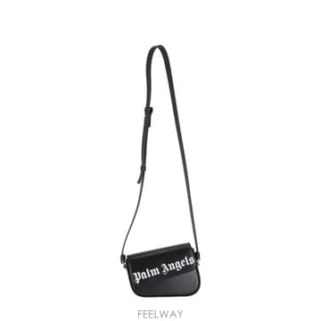 Palm Angels 26SS �ʾ����� ũ�ν��� PWNN018S26LEA001 1003 BLACK OFF WHITE26SS �ʾ����� ũ�ν��� PWNN018S26LEA001 1003 BLACK OFF