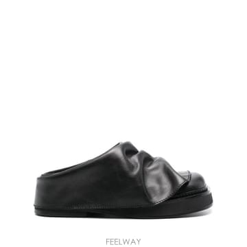 25SS 디 아티코 뮬 슬리퍼 250WSH00855 100 BLACK