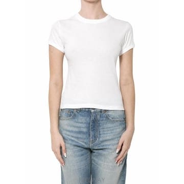 26SS 생로랑 반팔 티셔츠 869630Y38BD 9000 BLANC