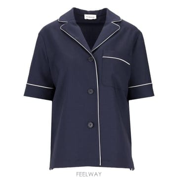 26SS 파로쉬 셔츠 D381294ZLINA 012 BLU