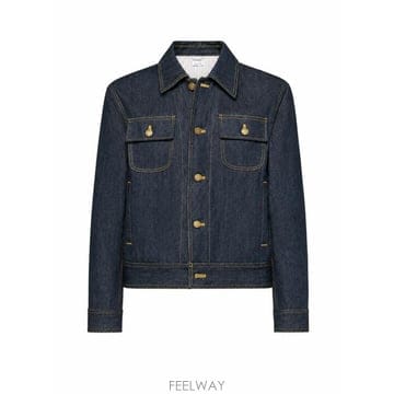26FW 톰브라운 셀비지 데님 백스트랩 유틸리티 재킷 MJO256SF1101 415 NAVY