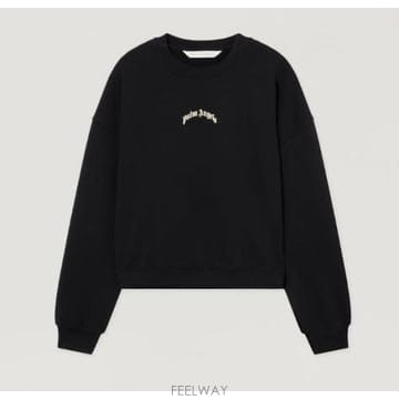 26SS 팜앤젤스 긴팔 티셔츠 PWBA05DS26FLE001 100A BLACK TOFU