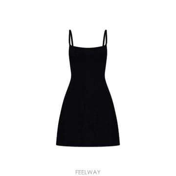 디스퀘어드2 숏 원피스 NAVY BLUE