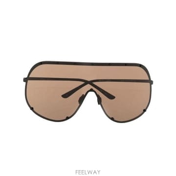 릭오웬스 선글라스 BLK TEMPLE BROWN LENS