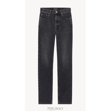 26SS 생로랑 스트레이트 팬츠 827965Y27YA 1226 ASH BLACK