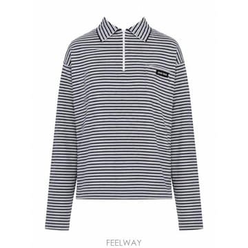 26FW 미우미우 스웨터 MML06PSOOO195I F0UB0 BIANCO BLU