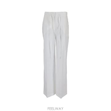 26SS 파로쉬 스트레이트 팬츠 D232445CANYOX26 001 BIANCO