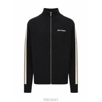 26FW 팜앤젤스 스웨터 PWHA062F25KNI001 1003 BLACK OFF WHITE