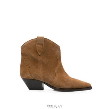 26FW 이자벨마랑 드위나 스웨이드 카프스킨 카우보이 부츠 BO0002FAA1A03S 50CO COGNAC