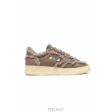 AUTRY 26FW ��Ʈ�� �޴޸���Ʈ �ο� ���� ����Ŀ�� AULWGX 02 SUEDE SHEARLING TAUPE26FW ��Ʈ�� �޴޸���Ʈ �ο� ���� ����Ŀ�� AULWGX 02 SU