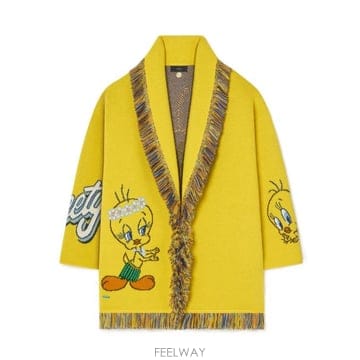 26FW 알라누이 스웨터 LWHB064E26KNI022 1840 YELLOW MULTICOLOR