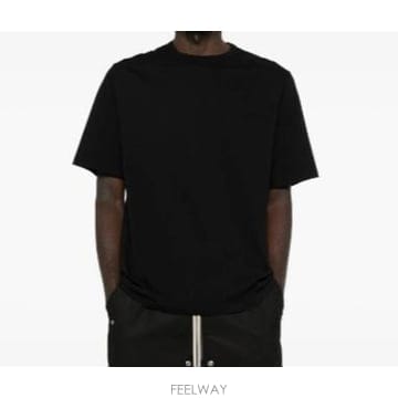 Rick Owens 26SS �� ������ ���� Ƽ���� RU01F2232JA 09 BLACK26SS �� ������ ���� Ƽ���� RU01F2232JA 09 BLACK