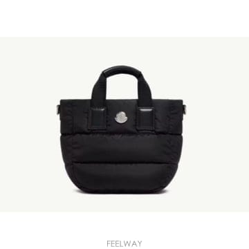 26FW 몽클레어 카라독 퀼팅 미니 토트백 L209B5L00004M6275 999 BLACK