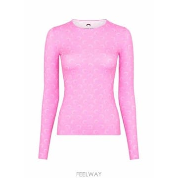 Marine Serre 26FW �������� ũ����Ʈ �� ����Ʈ ���� Ƽ���� WTS006ACJER0001 PK30 PINK26FW �������� ũ����Ʈ �� ����Ʈ ���� Ƽ���� WTS006ACJ