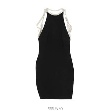 26SS 디 아티코 미디 원피스 260WCA00471VVP002RA 100 BLACK