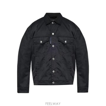 25FW 디스퀘어드2 긴팔 셔츠 S74AM1618D35272 900 BLACK