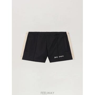 26SS 팜앤젤스 숏팬츠 PWCL005S26FAB001 1003 BLACK OFF WHITE