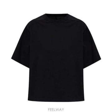 Rick Owens 26SS �� ������ ���� Ƽ���� RP01F6260JA 09 BLACK26SS �� ������ ���� Ƽ���� RP01F6260JA 09 BLACK