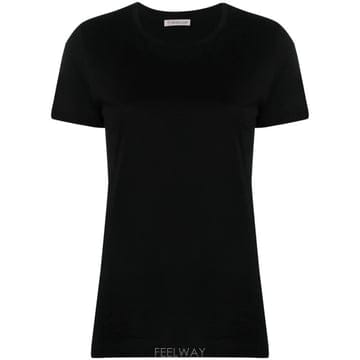 Moncler 26SS ��Ŭ���� �ΰ� ��ġ ��ư ���� Ƽ���� K10938C73200V8058 999 BLACK26SS ��Ŭ���� �ΰ� ��ġ ��ư ���� Ƽ���� K10938C73200V