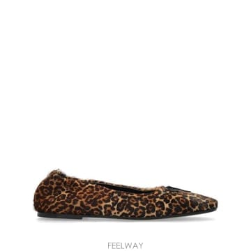 25FW 골든구스 플랫 슈즈 GWF00867F006940 81487 BEIGE BROWN BLACK LEO