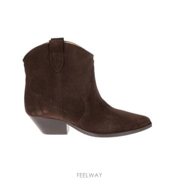 26FW 이자벨마랑 드위나 스웨이드 카프스킨 카우보이 부츠 BO0002FAA1A03S 50CL CHOCOLA