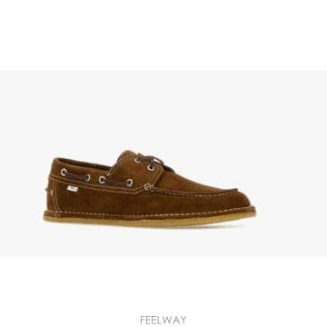 26FW 아미 스웨이드 보트 슈즈 USV830872 236 CARAMEL