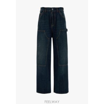 25FW 마르지엘라 스티치 와이드 워크웨어 진 S29KA0390M30037 961 BLUE WASH