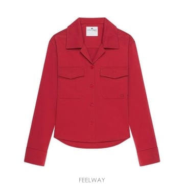 25SS 쿠레쥬 블라우스 125CCH074PL0178 4015 RUBY