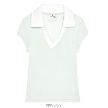 COURREGES 26SS ������ �μҸ� Ƽ���� 126JPO057JS0195 B216 LIGHT MINT HERITAGE WH26SS ������ �μҸ� Ƽ���� 126JPO057JS0195 B216 LIGHT M